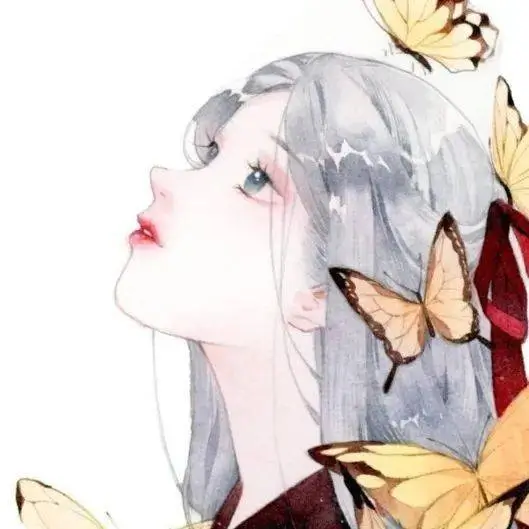 暗黑系动漫男生头像 红瞳灰发少年